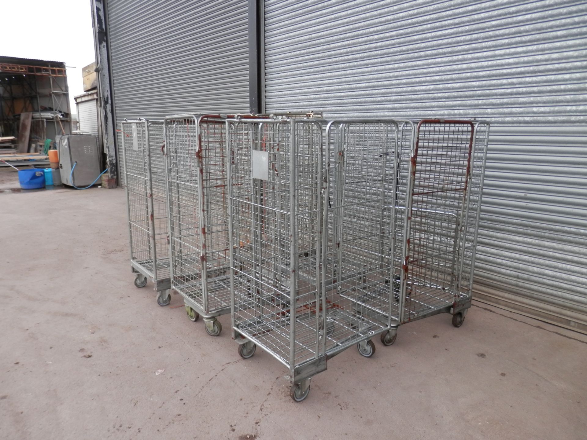 6X ROLL CAGES, STORAGE CAGES. COLLECTION FROM MARKHAM MOOR, DN22