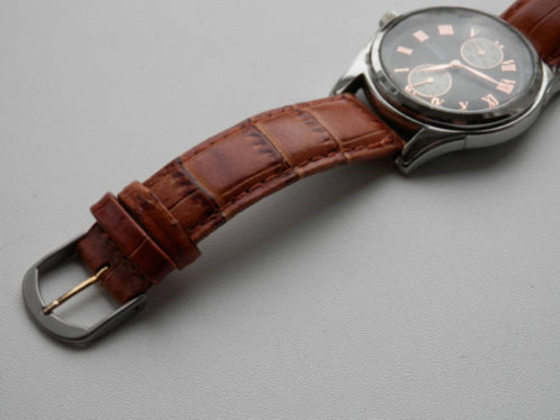 GORGEOUS CLASSIC LOOKING GENTS SEKONDA WORKING MINI DIAL WATCH, 24 HOUR DIAL - Image 8 of 8