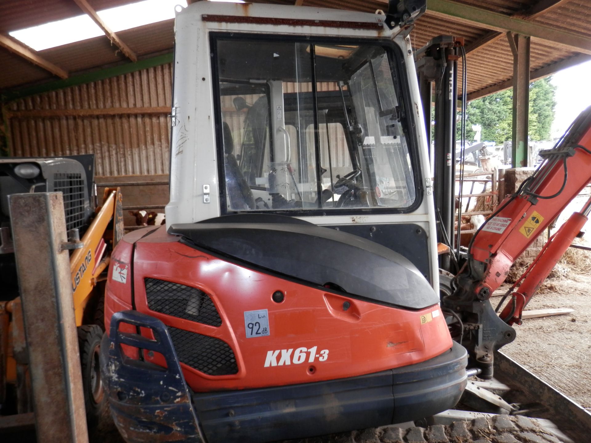 QUALITY 2007 GERMAN MADE KUBOTA KX-61-3, 2600KG, 18.2 KW TRACKED EXCAVATOR. - Image 4 of 9