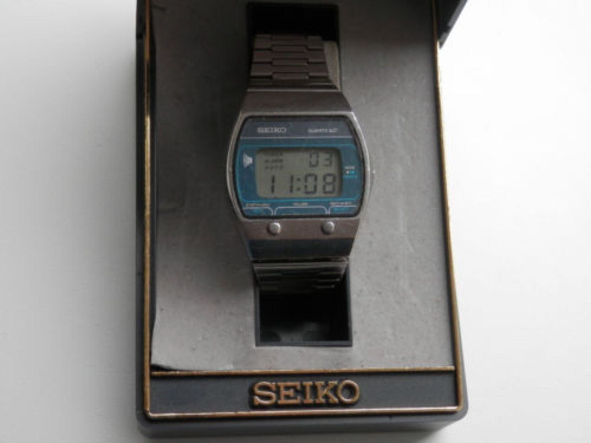 RARE 1978 SEIKO A029 5020 DIGITAL WATCH, WITH BOX, ALL WORKING - Image 4 of 12