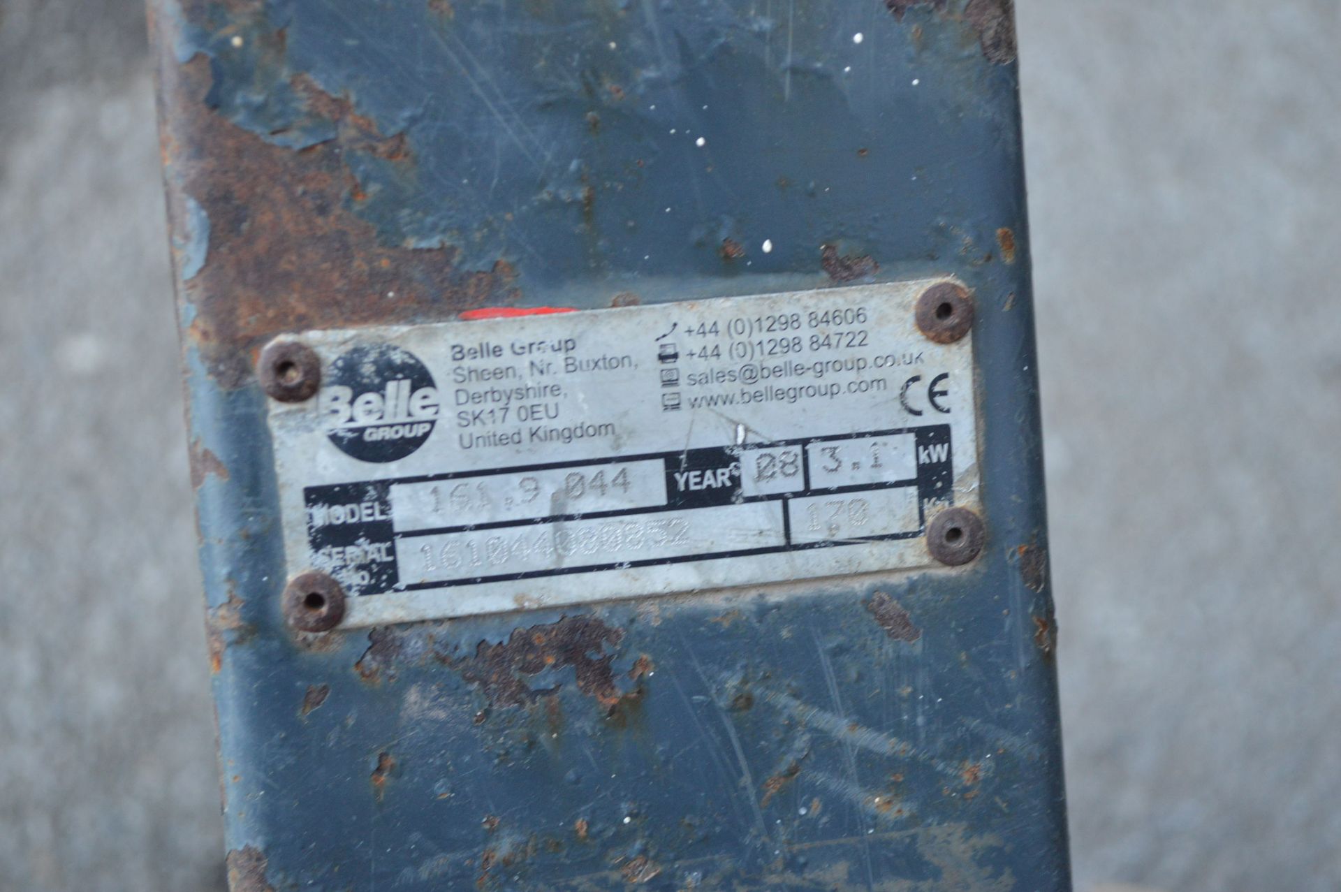 2008 BELLE REVERSIBLE DIESEL WACKER PLATE *NO VAT* - Image 6 of 8