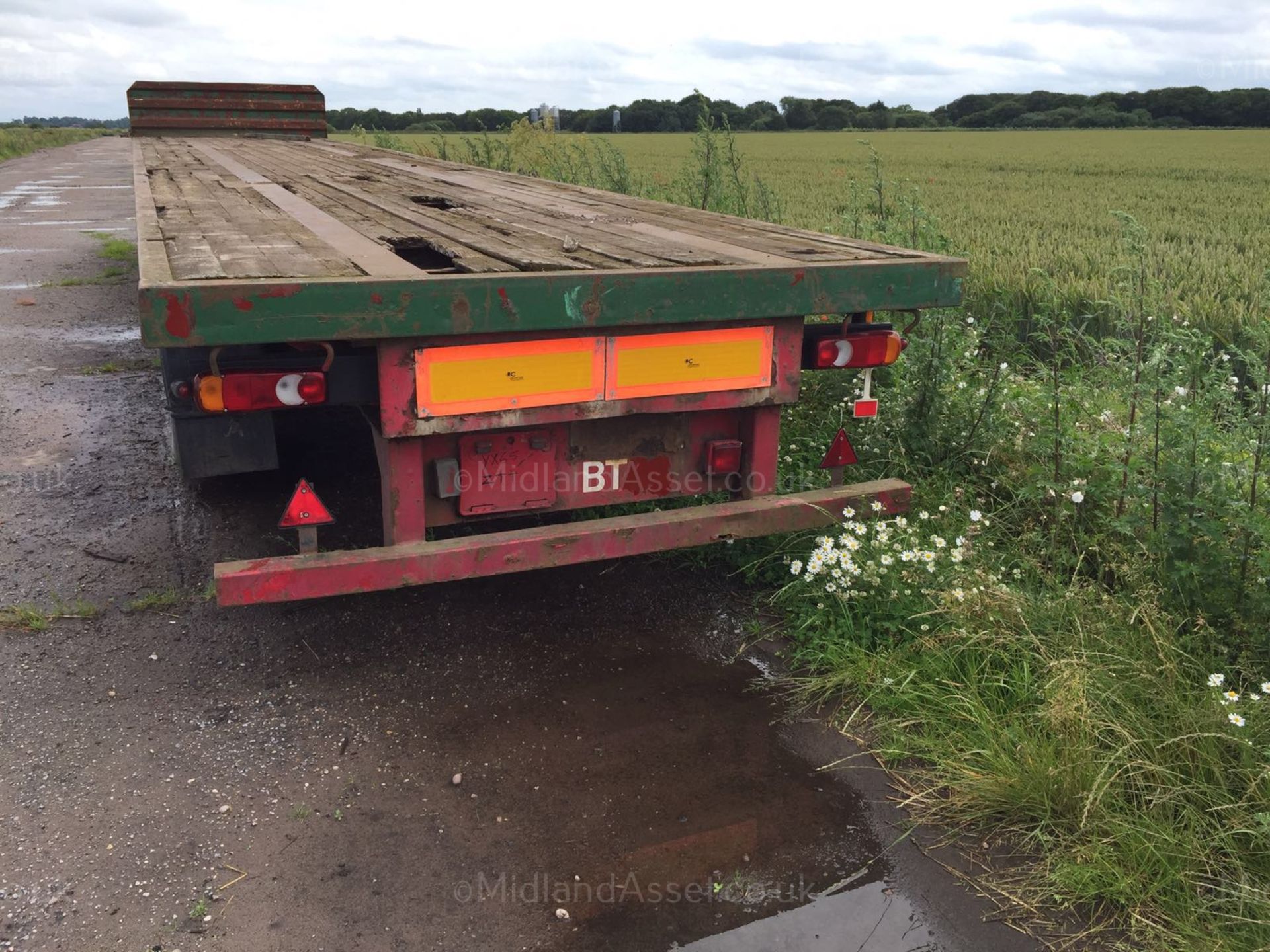 45 FOOT FLAT TRAILER WITH DOLLY - Image 4 of 4