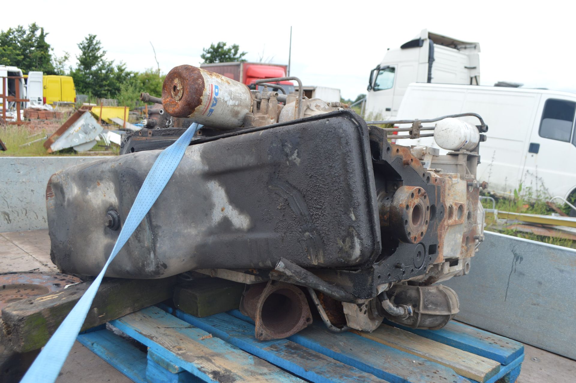 LEYLAND DAF 250BHP MANUAL DIESEL PUMP ENGINE, COMPLETE WITH TURBO, 250 ATI DIESEL - UNTESTED - Image 6 of 11