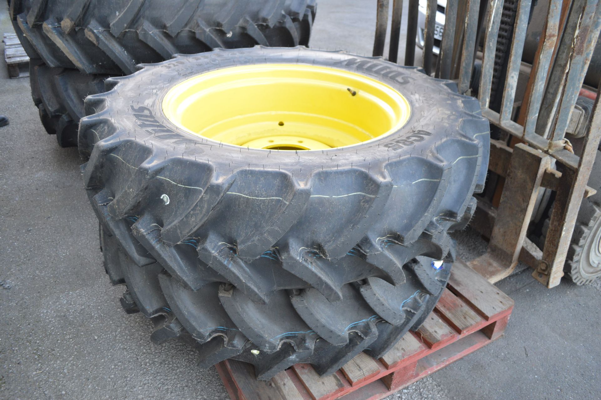 BRAND NEW SET OF JOHN DEERE WHEELS & TYRES MITAS AC85 *NO VAT* - Image 8 of 13