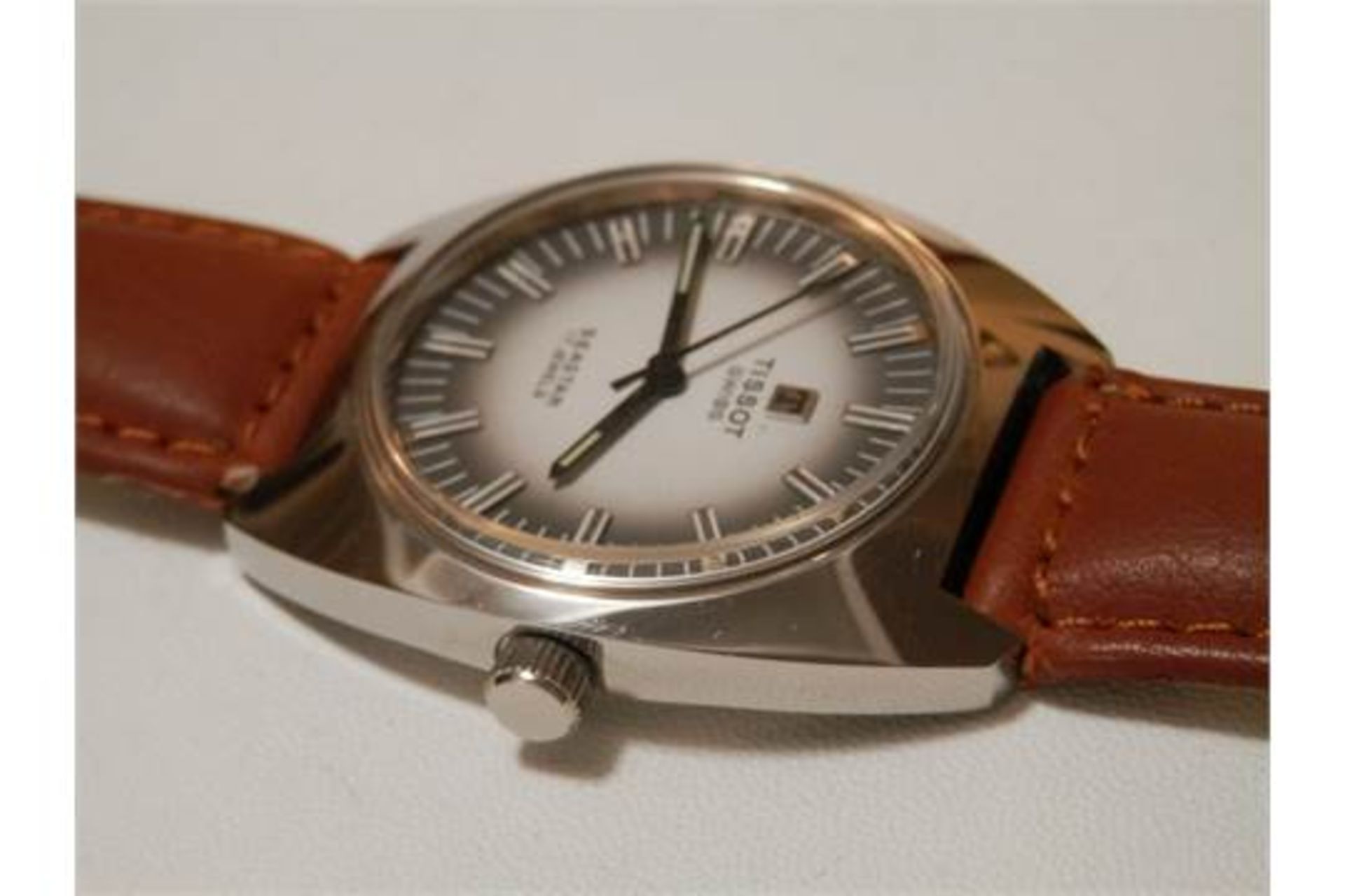 SUPERB GENTS TISSOT SEASTAR, POSSIBLY NEW/OLD STOCK 1970S 17 JEWEL SWISS WATCH (1 of 3 available) - Image 9 of 10