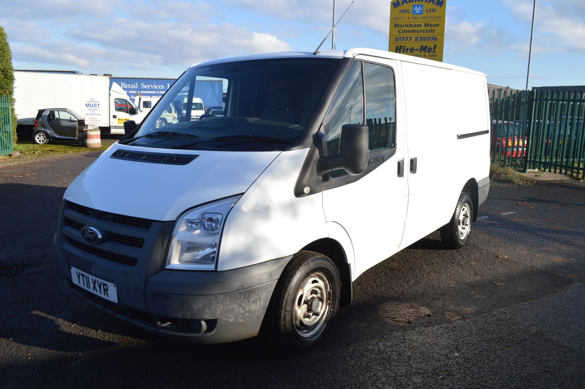 2011/11 REG FORD TRANSIT 85 T260M FWD, SHOWING 1 FORMER KEEPER *NO VAT* - Image 3 of 23