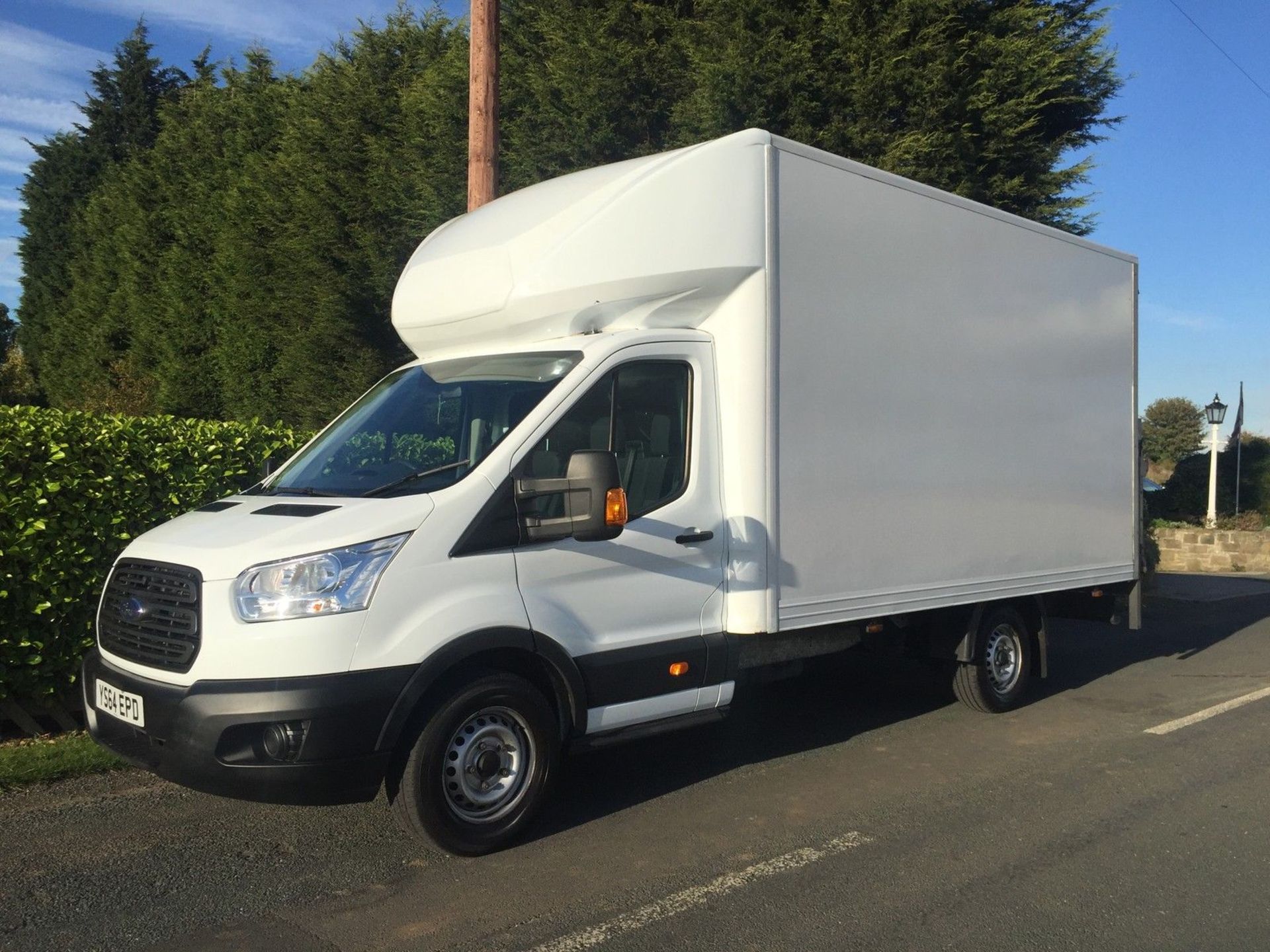 2014/64 REG FORD TRANSIT 125HP LWB 14FT LUTON BOX VAN WITH TAIL LIFT *PLUS VAT* - Image 2 of 6