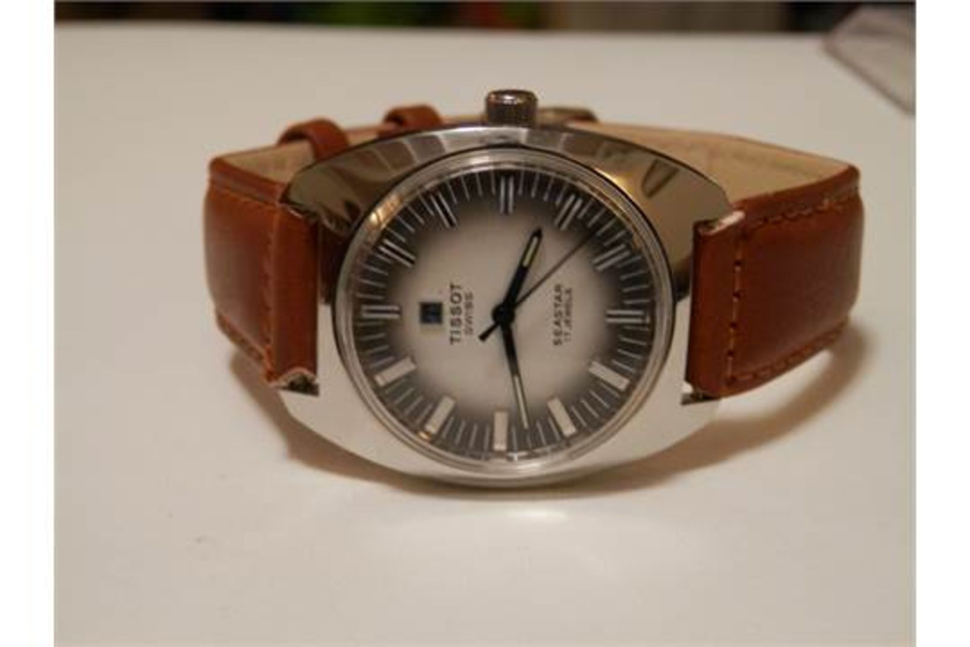 SUPERB GENTS TISSOT SEASTAR, POSSIBLY NEW/OLD STOCK 1970S 17 JEWEL SWISS WATCH (1 of 3 available) - Image 4 of 10