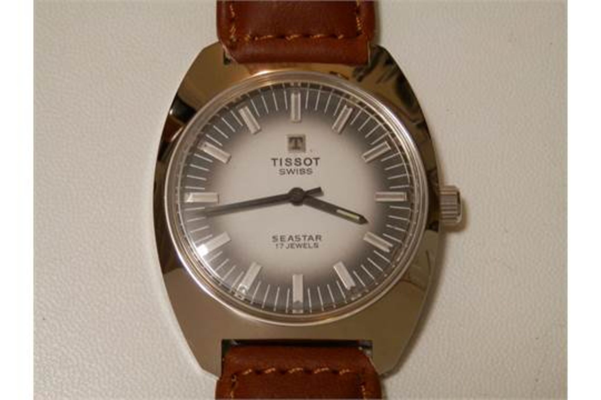 SUPERB GENTS TISSOT SEASTAR, POSSIBLY NEW/OLD STOCK 1970S 17 JEWEL SWISS WATCH (#2 of 3 available) - Image 3 of 10