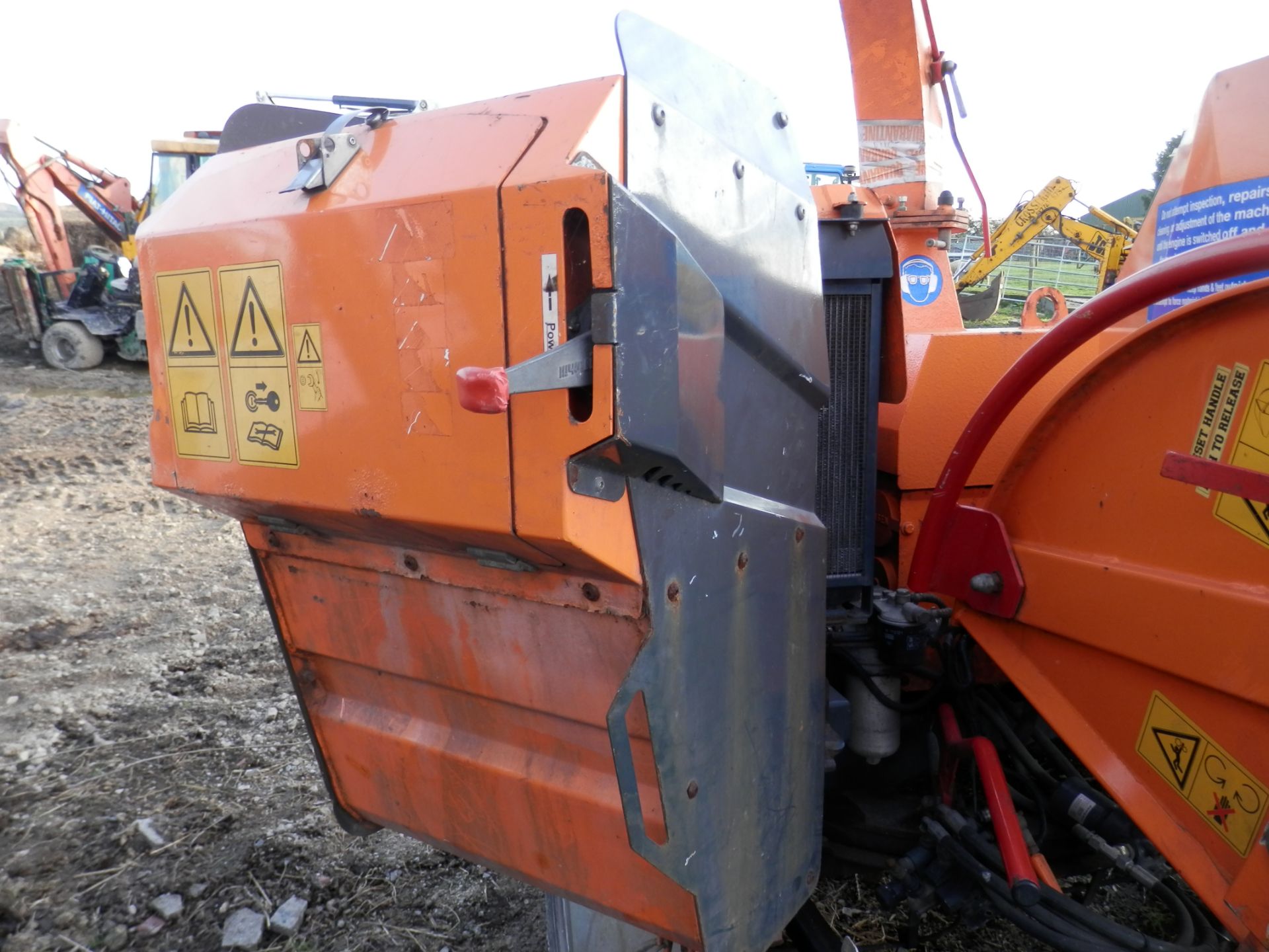 2011 JENSEN TURNTABLE WOOD CHIPPER/SHREDDER. GOOD WORKING ORDER, - Image 6 of 7