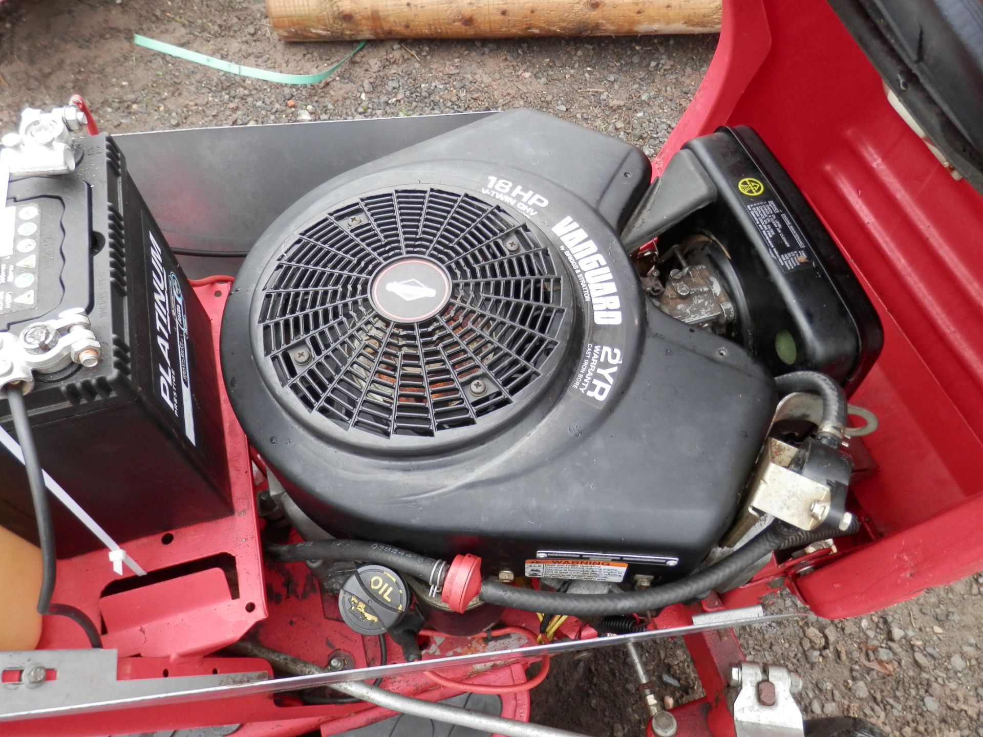 GOOD WORKING COUNTAX C800HE HYDROSTATIC RIDE ON MOWER, 18HP V TWIN ENGINE. NO VAT !! - Image 6 of 6