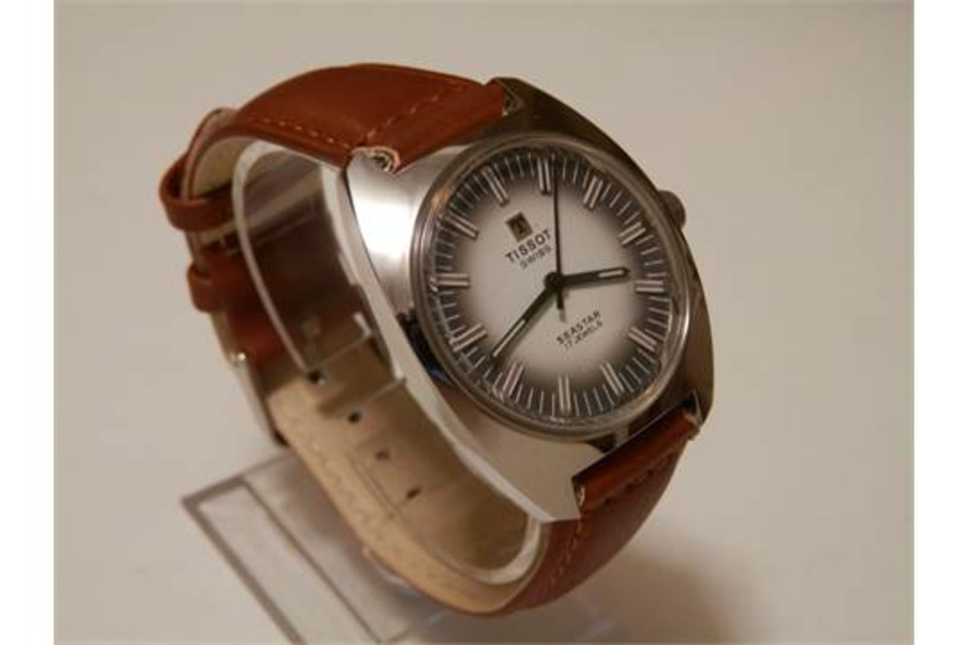 SUPERB GENTS TISSOT SEASTAR, POSSIBLY NEW/OLD STOCK 1970S 17 JEWEL SWISS WATCH (#3 of 3 available) - Image 3 of 10