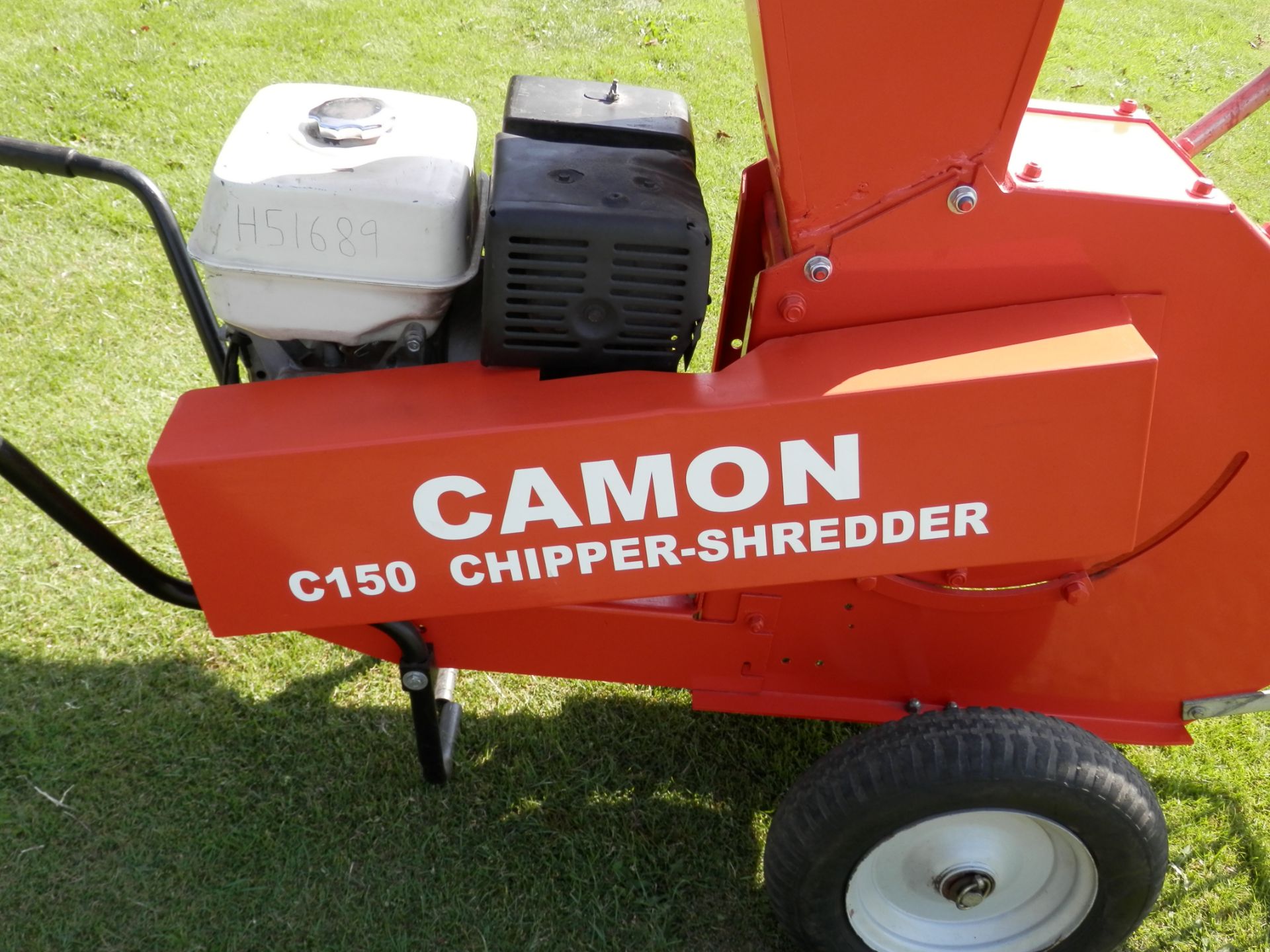 SUPERB CAMON C150 3.5" PETROL POWERED WOOD CHIPPER 13HP HONDA ENGINE, TESTED & WORKING WELL - Image 4 of 6