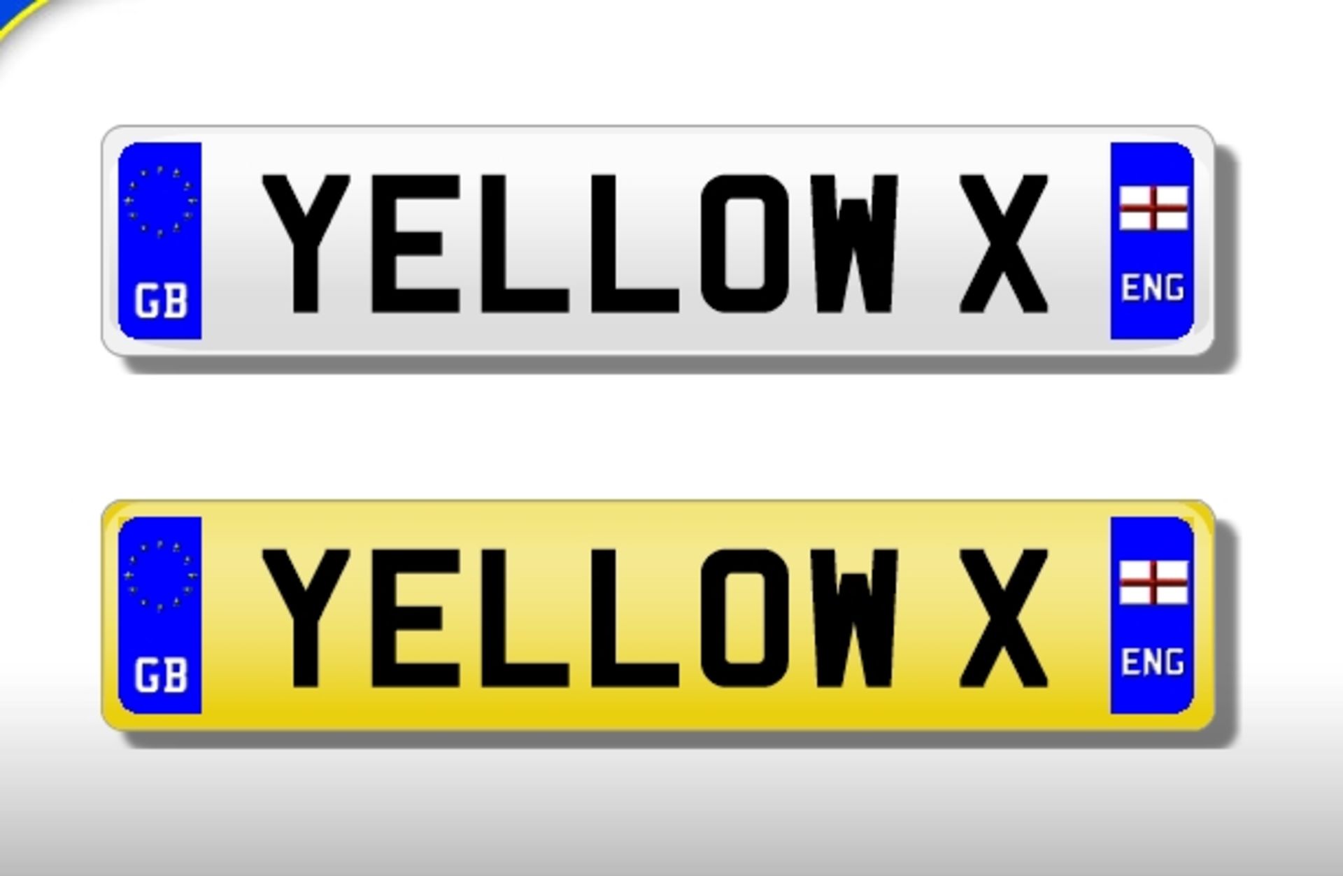RARE OPPORTUNITY TO PURCHASE NUMBER PLATE "YELLOW X" ON RETENTION. NO VAT !!