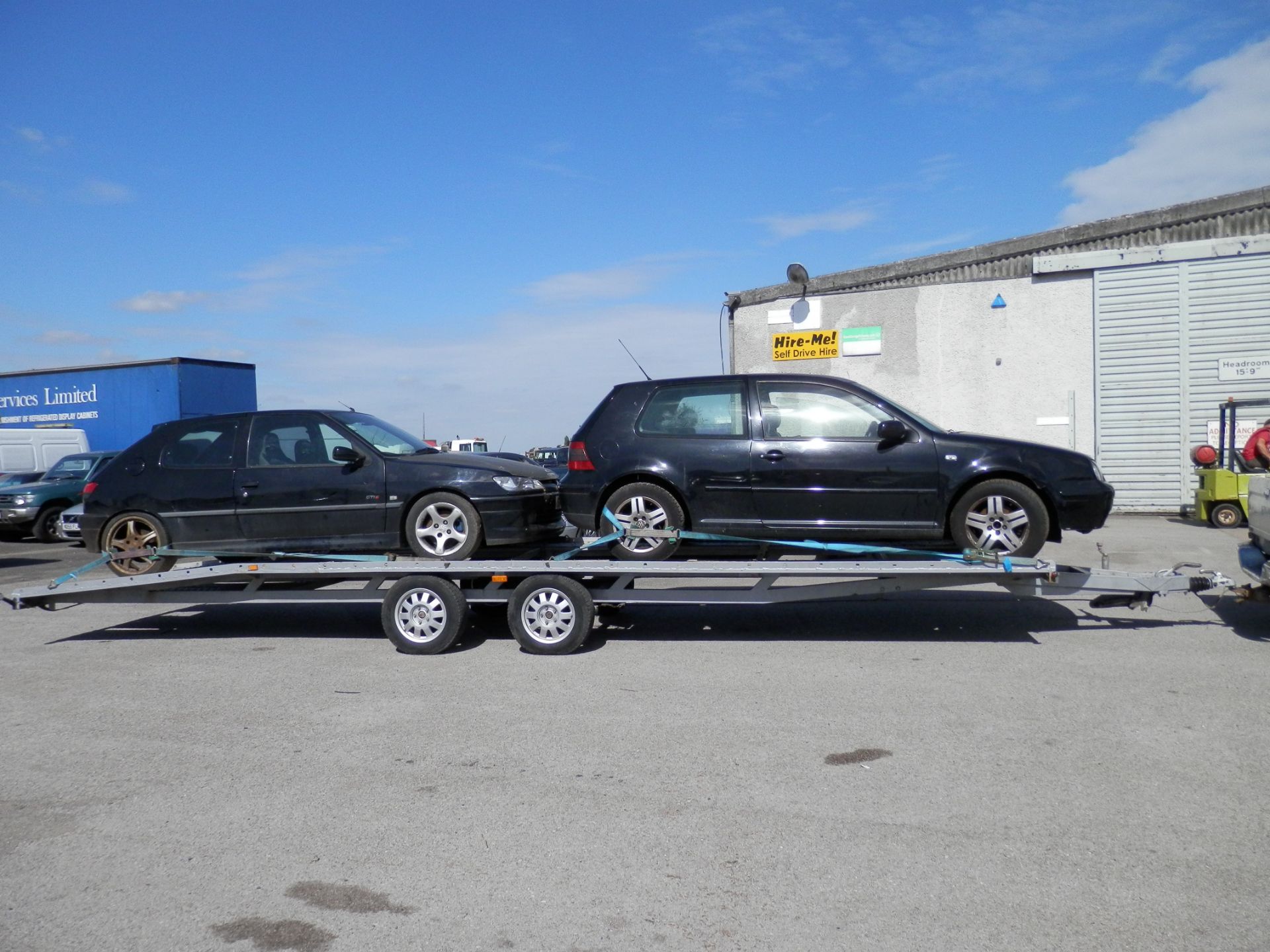 3400 KG 2 CAR TRAILER, 2.5 TONNE CARRYING CAPACITY !! GOOD ALLOYS/TYRES & SPARE WHEEL. - Bild 7 aus 11