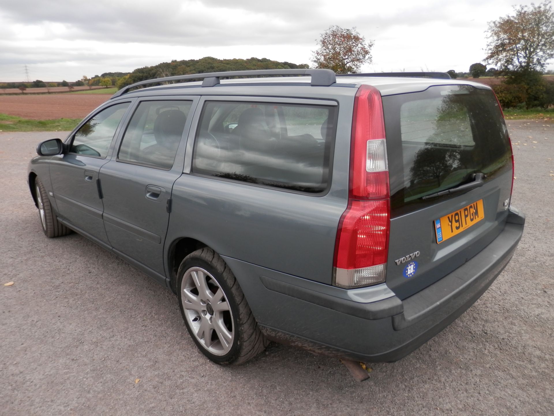 2001/Y REG VOLVO V70 2.4 PETROL AUTOMATIC, BLACK LEATHER, MOT APRIL 2017, SLATE METALLIC. - Bild 5 aus 25