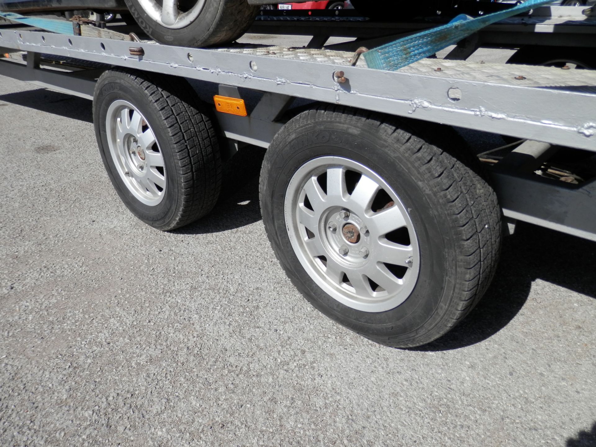 3400 KG 2 CAR TRAILER, 2.5 TONNE CARRYING CAPACITY !! GOOD ALLOYS/TYRES & SPARE WHEEL. - Bild 6 aus 11