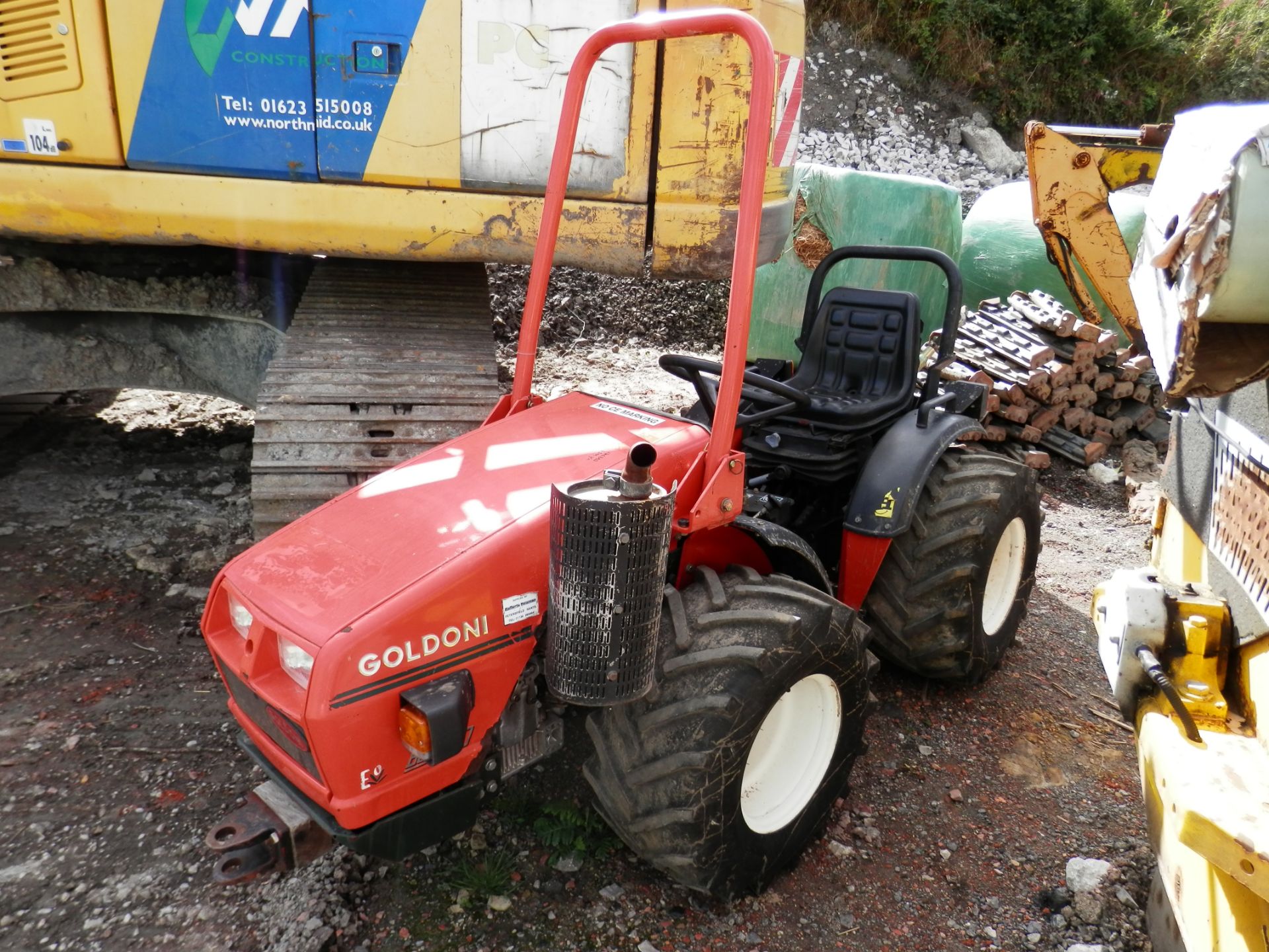 GOLDONI 1500 KG 21A, COMPACT DIESEL TRACTOR. READY FOR WORK.