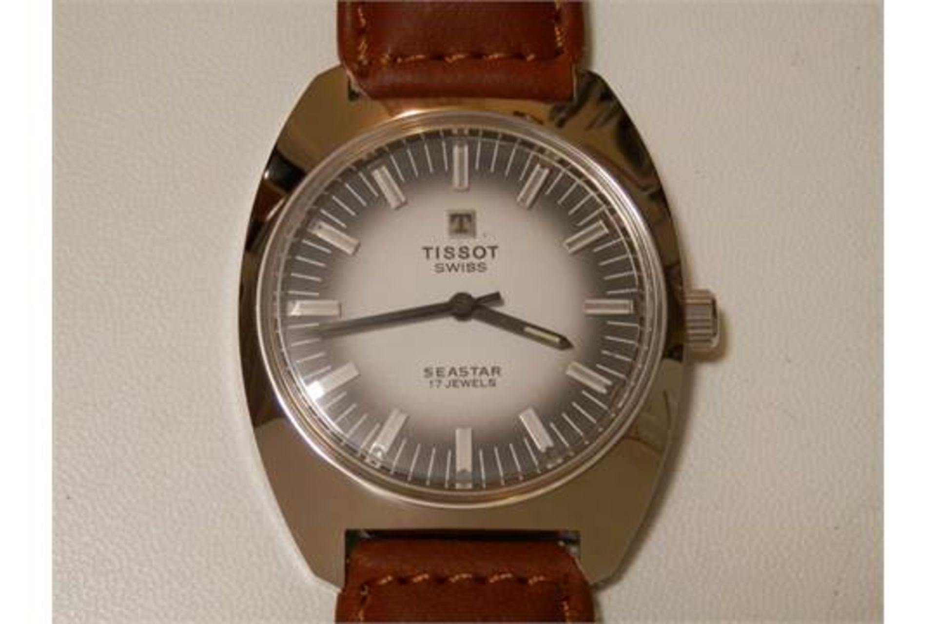 SUPERB GENTS TISSOT SEASTAR, POSSIBLY NEW/OLD STOCK 1970S 17 JEWEL SWISS WATCH (#3 of 3 available) - Image 2 of 10