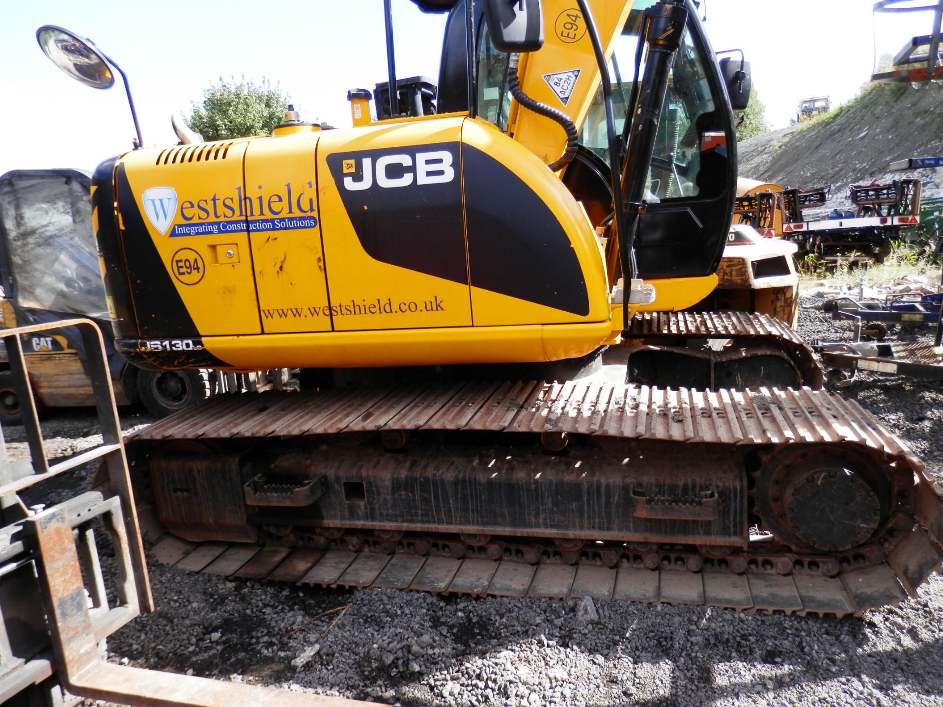 2010 JCBJS130 13.4 TONNE TRACKED DIGGER, ALL WORKING READY FOR WORK. 7806 WORKING HOURS. - Image 4 of 12