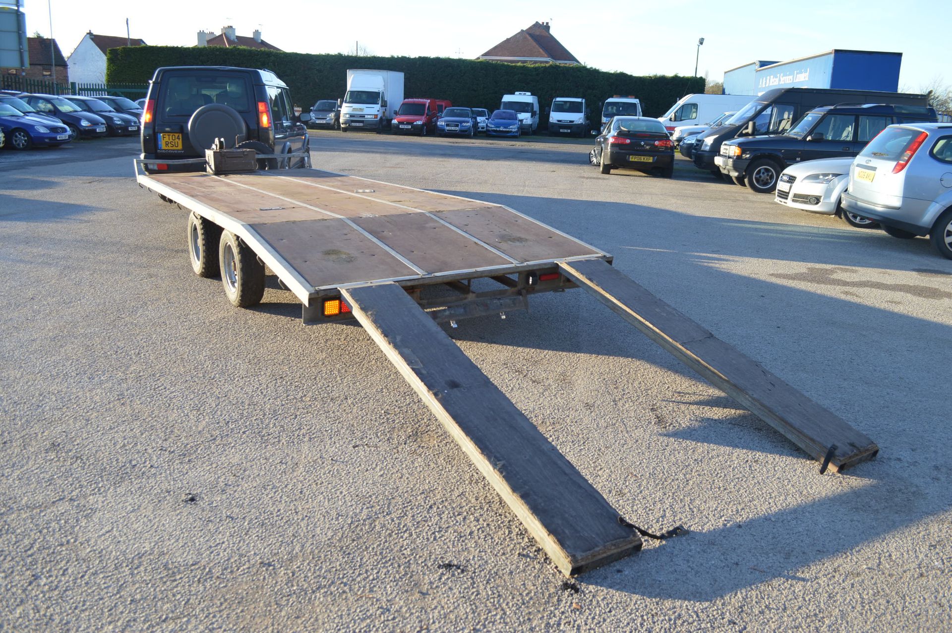 3.5 TON TWIN-AXLE 18 FOOT BLUE-LINE TRAILER - LIGHTS WORKING *NO VAT* - Image 19 of 19