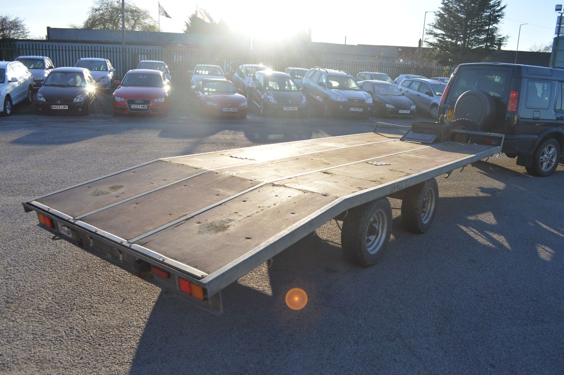 3.5 TON TWIN-AXLE 18 FOOT BLUE-LINE TRAILER - LIGHTS WORKING *NO VAT* - Image 7 of 19