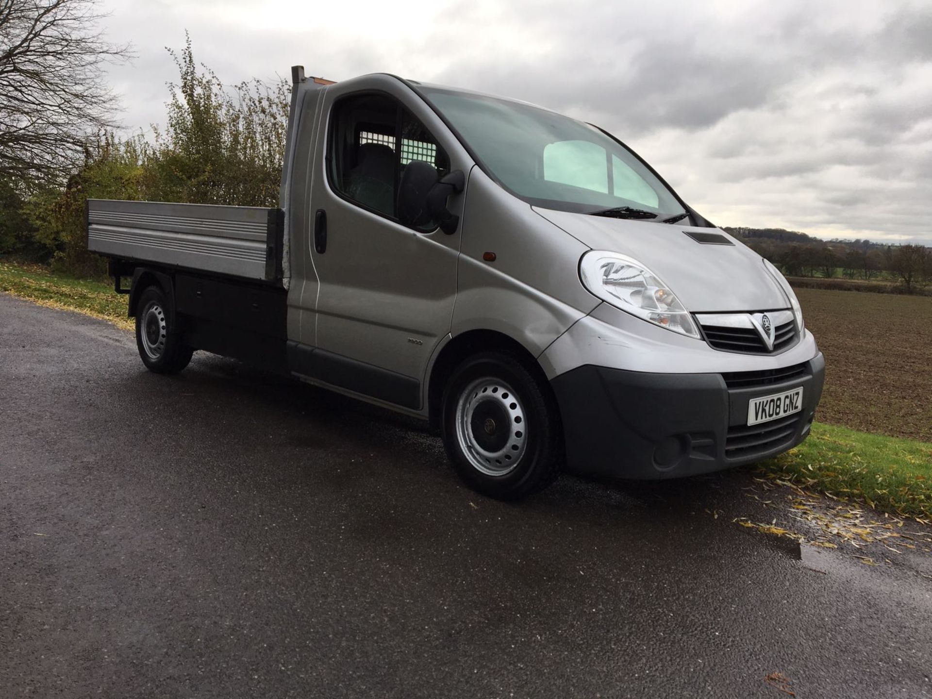 2008/08 REG VAUXHALL VIVARO 2900 CDTI LWB DROPSIDE, SHOWING 1 FORMER KEEPER *NO VAT*