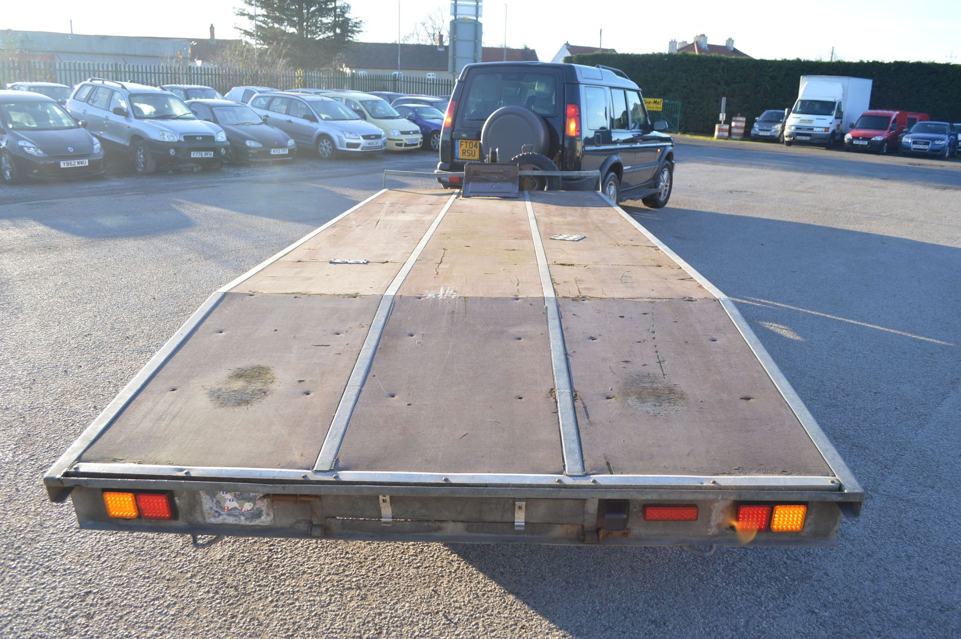 3.5 TON TWIN-AXLE 18 FOOT BLUE-LINE TRAILER - LIGHTS WORKING *NO VAT* - Image 8 of 19
