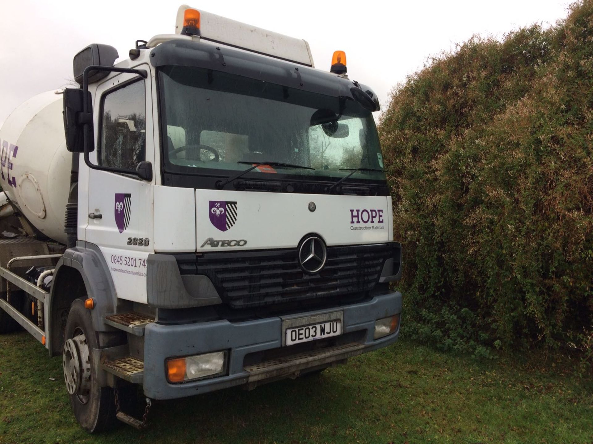 2003/03 REG MERCEDES ATEGO 2628 CONCRETE MIXER *PLUS VAT* - Image 3 of 15