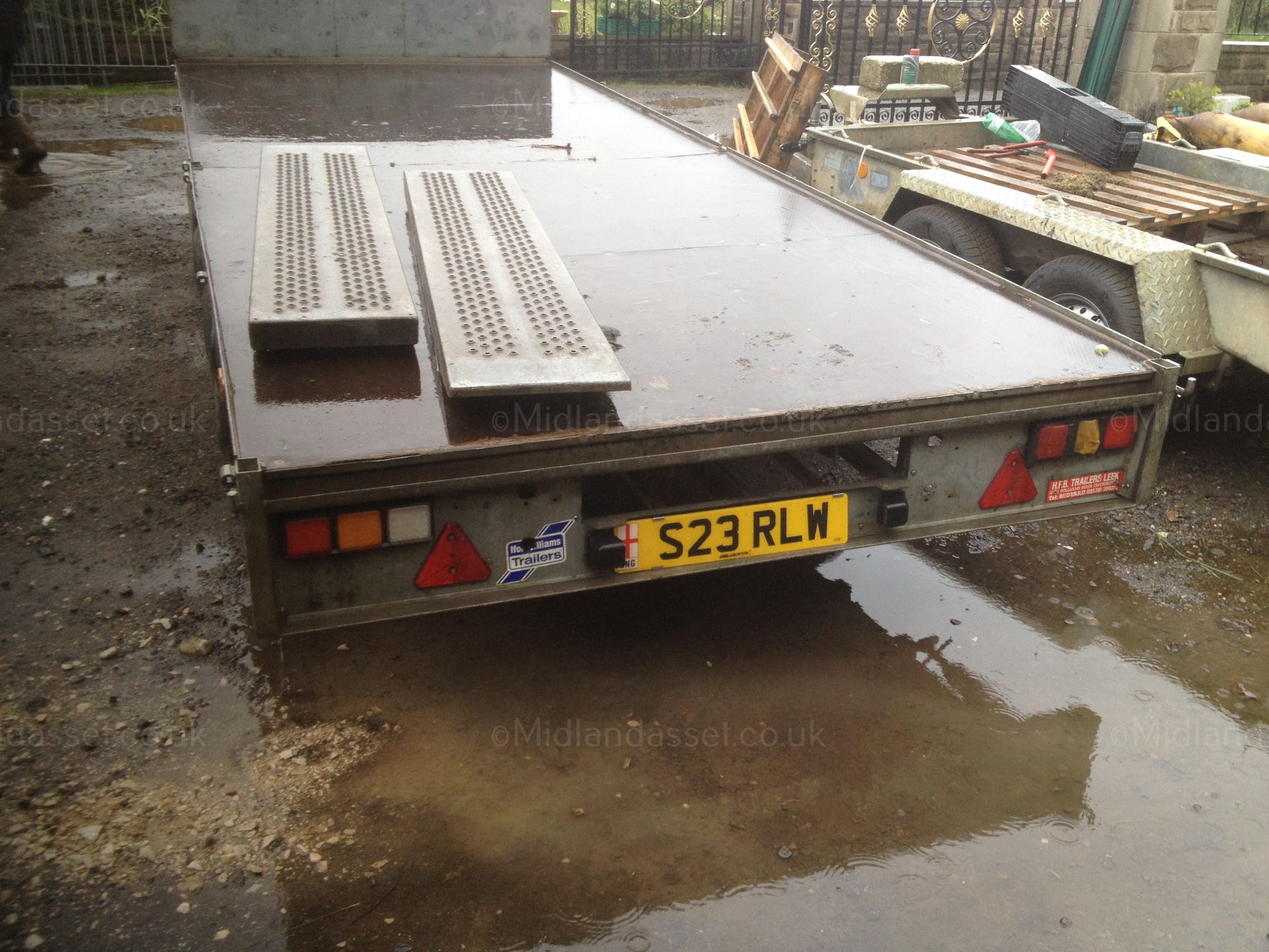 IFOR WILLIAMS TRI AXLE 3.5 TONNE 16 FOOT TRAILER - Image 5 of 7