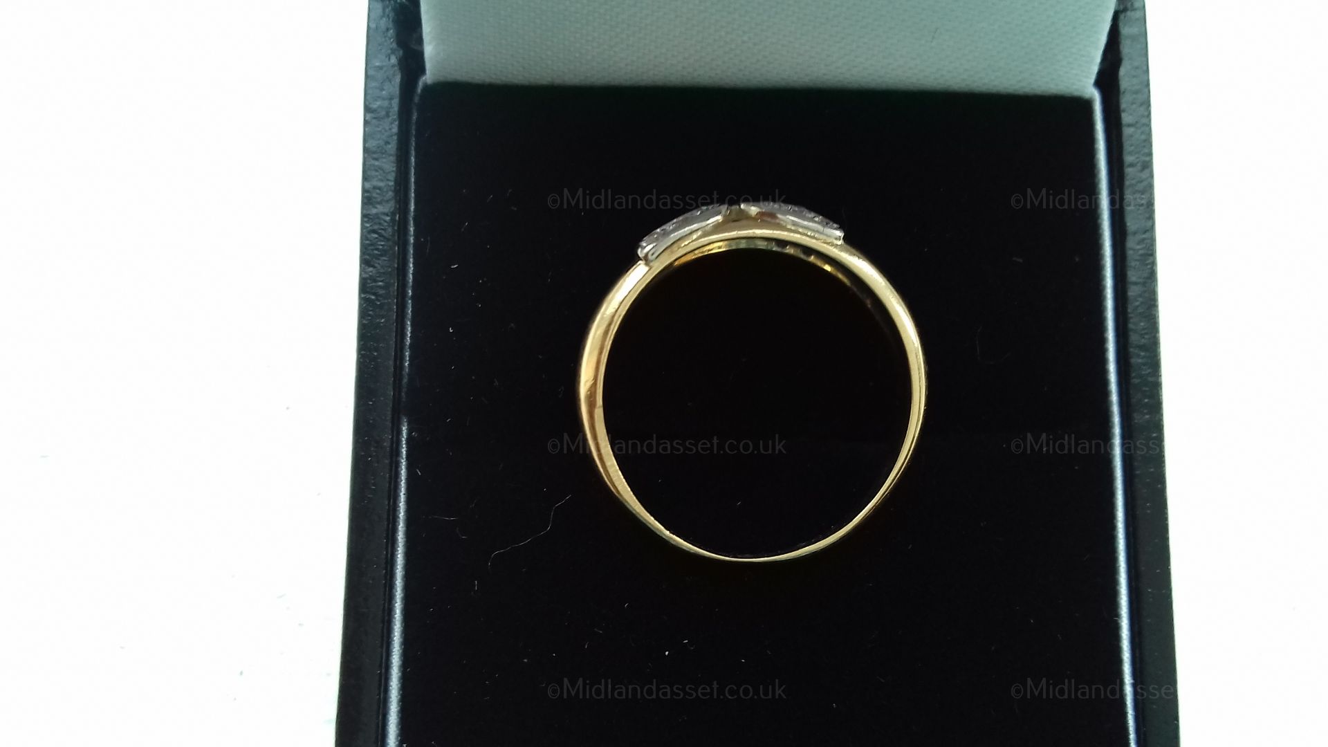 750 HALLMARKED 18K YELLOW GOLD DIAMOND RING - Image 3 of 7