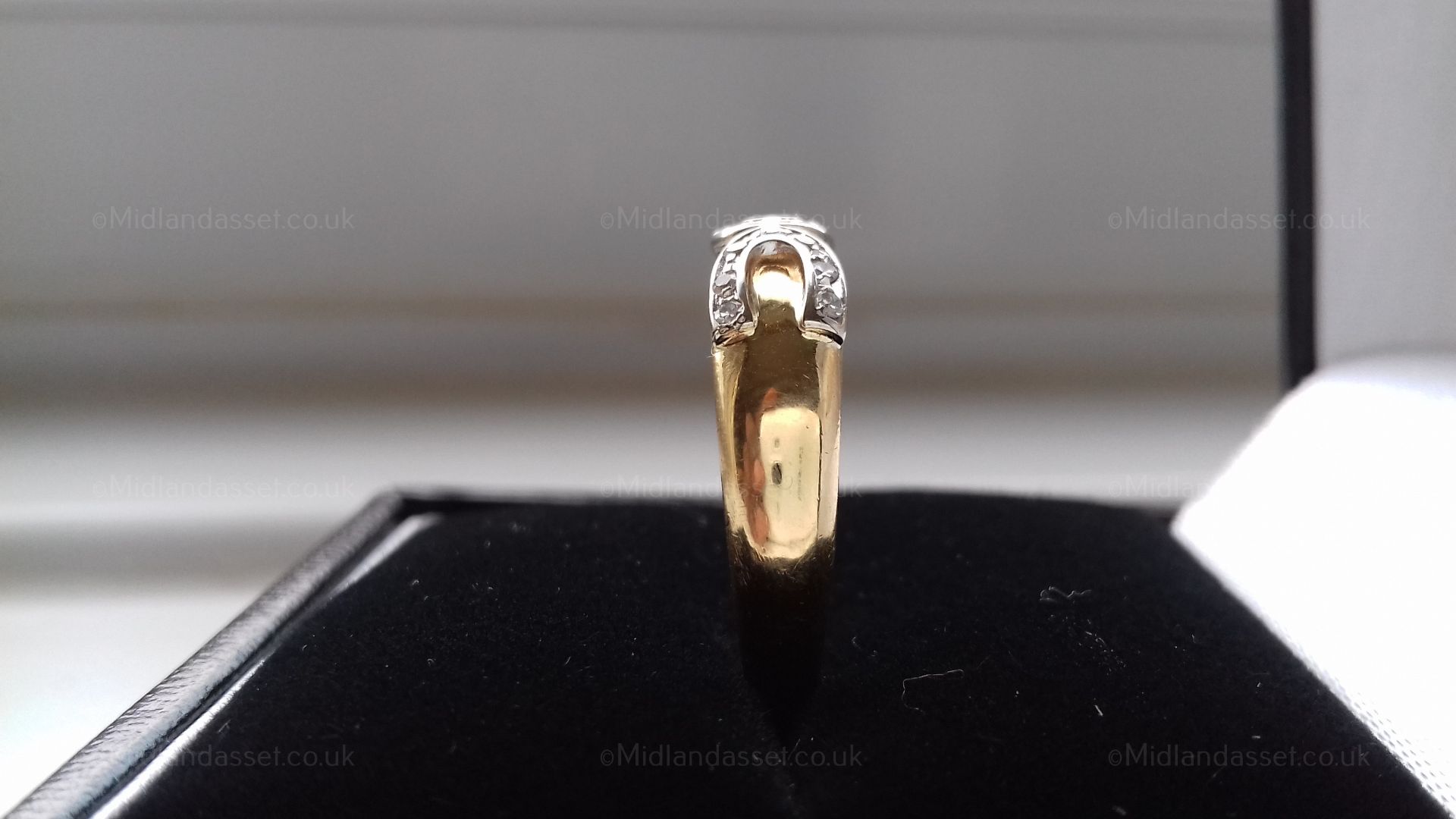 750 HALLMARKED 18K YELLOW GOLD DIAMOND RING - Image 2 of 7