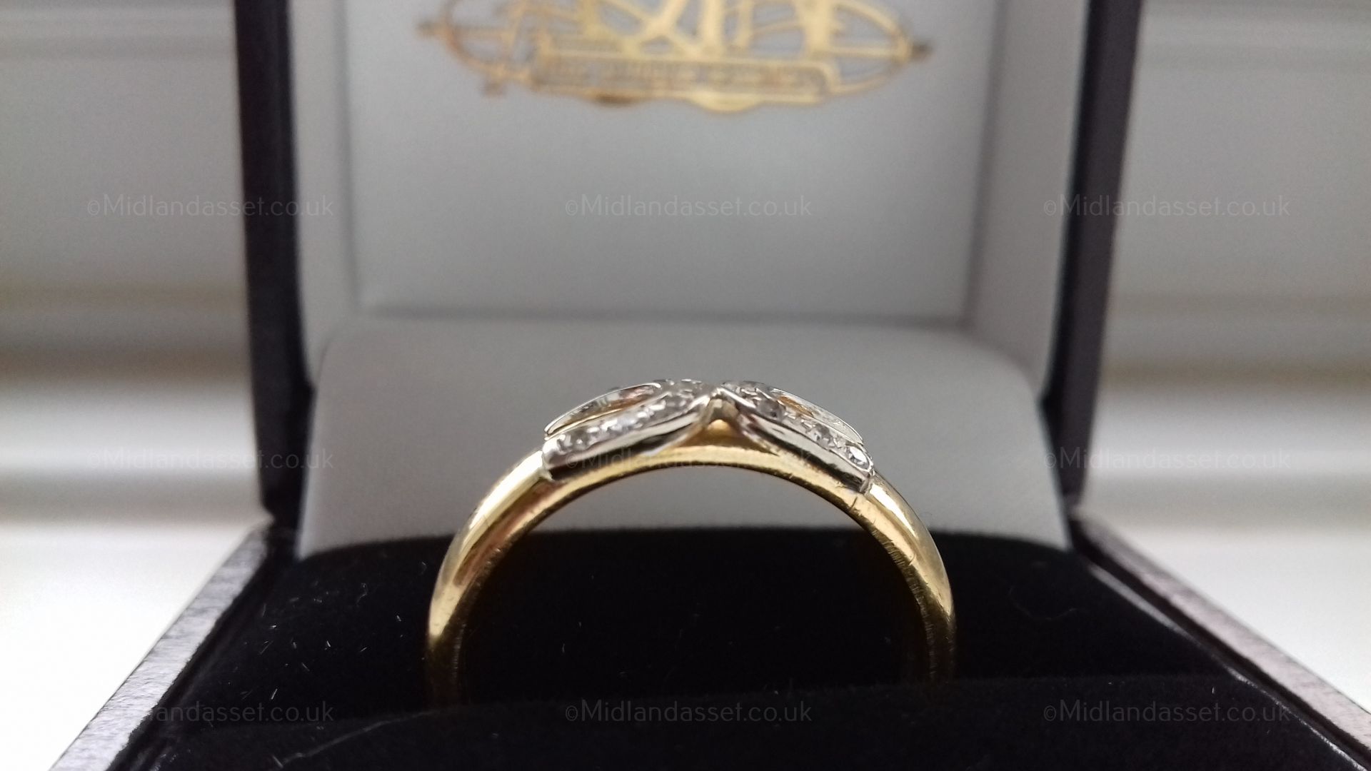 750 HALLMARKED 18K YELLOW GOLD DIAMOND RING - Image 4 of 7