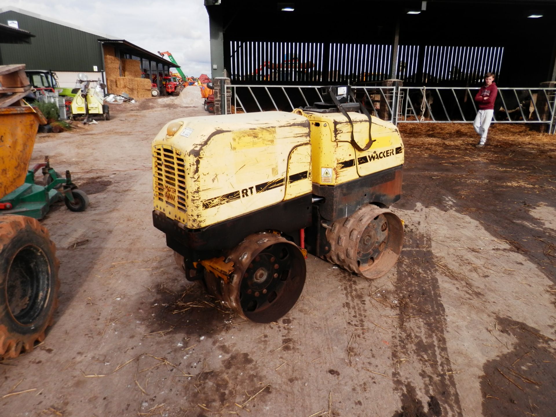 FULLY REMOTE DIESEL RT WACKER, ALL WORKING - Image 4 of 8