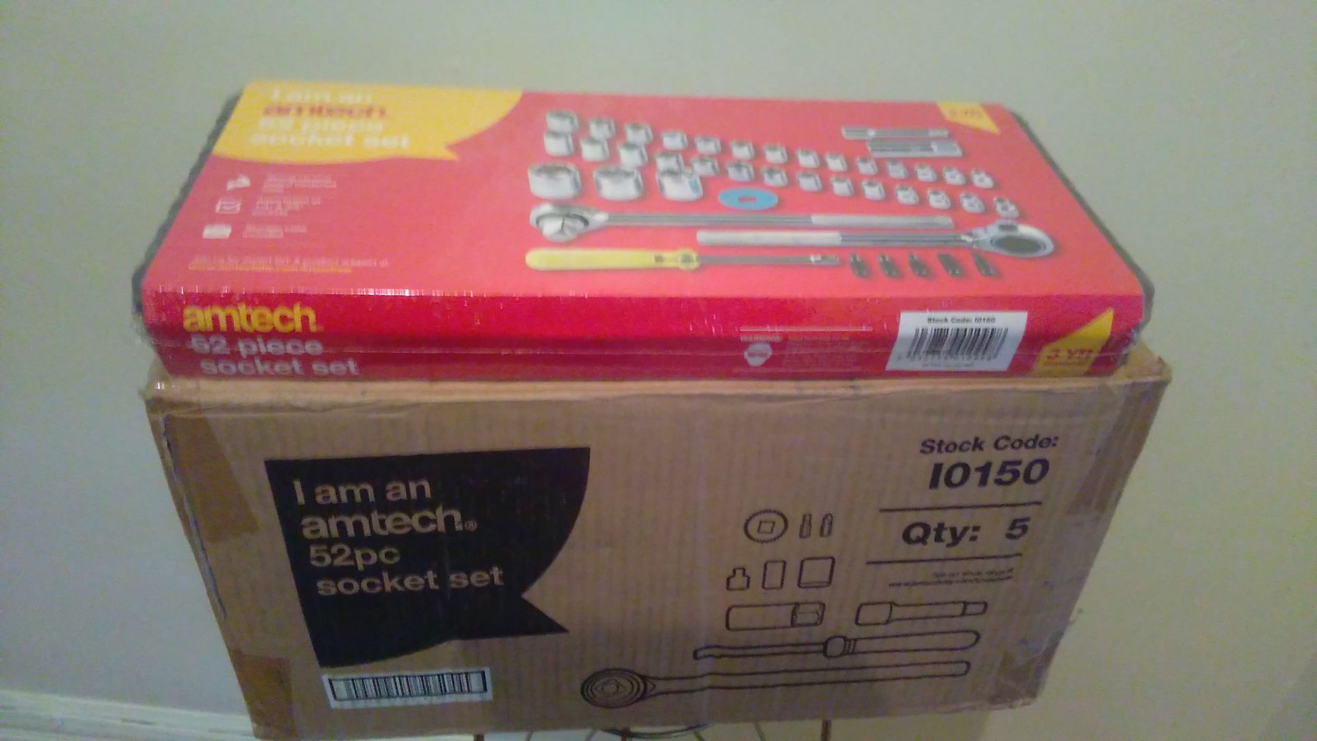 5 x 52 PIECE SOCKET SETS