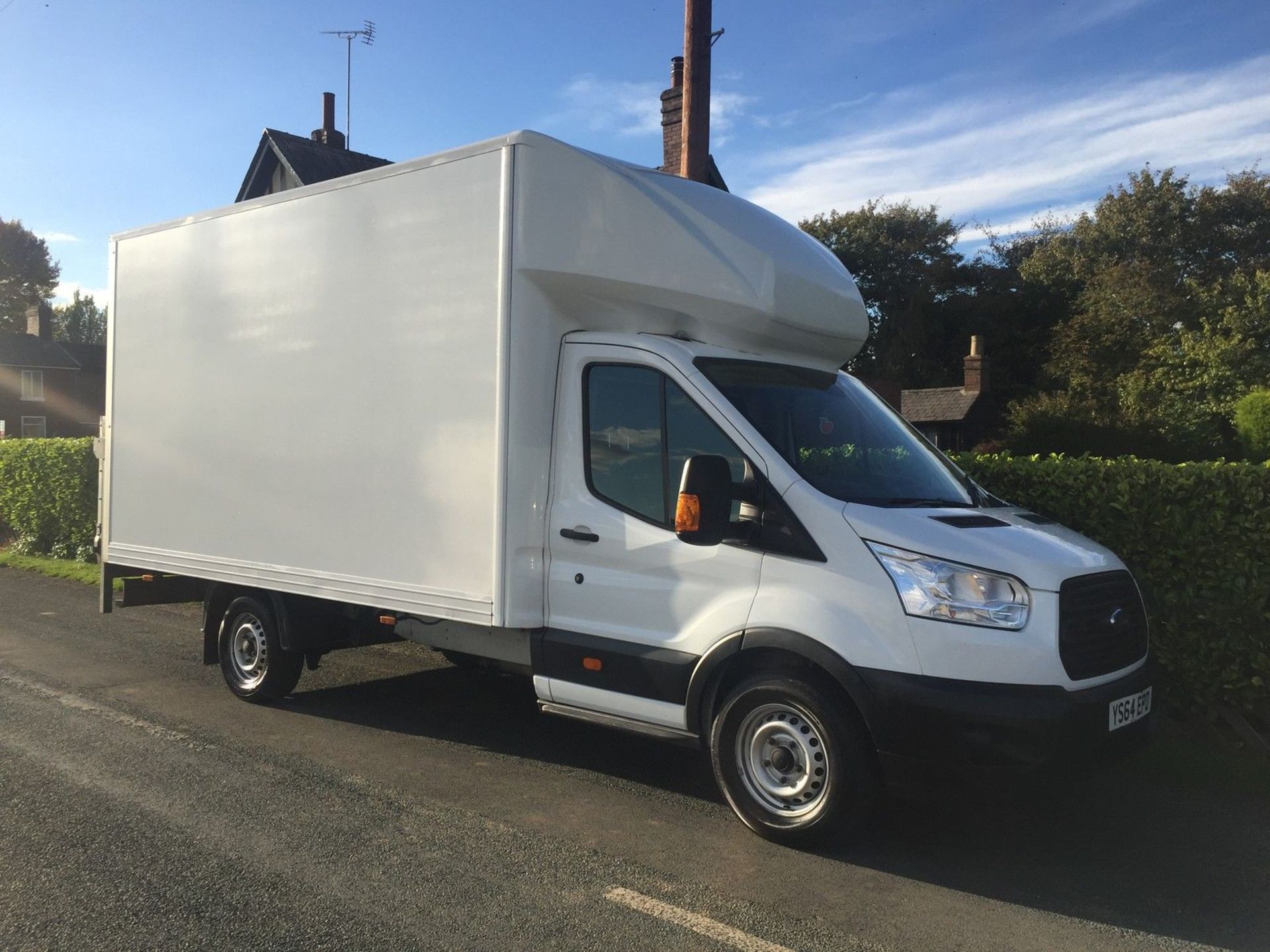 2014/64 REG FORD TRANSIT 125HP LWB 14FT LUTON BOX VAN WITH TAIL LIFT *PLUS VAT*