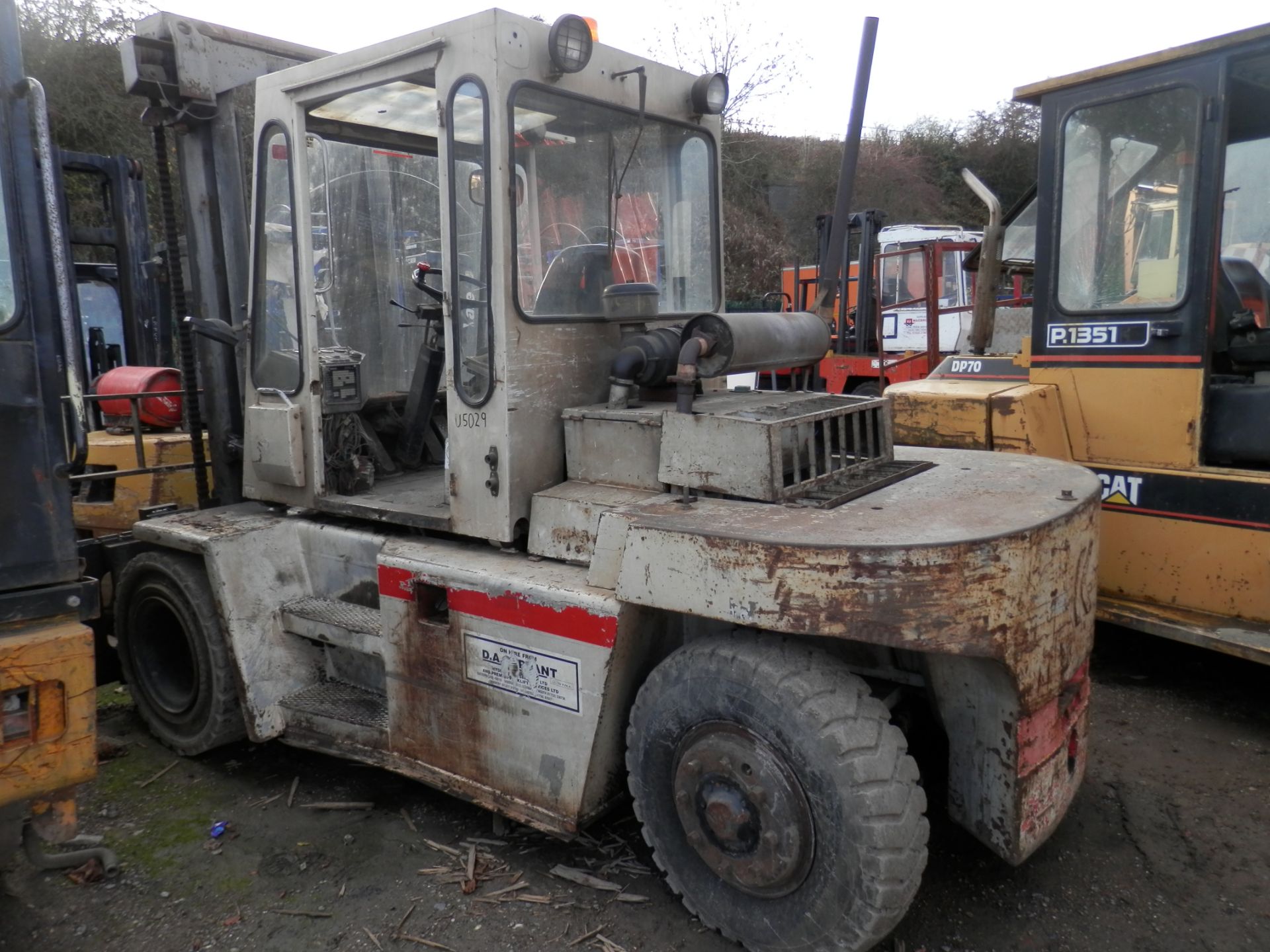 1989 HEAVY KALMAR DB7-600, 7 TONNE DIESEL FORKLIFT - Image 17 of 17