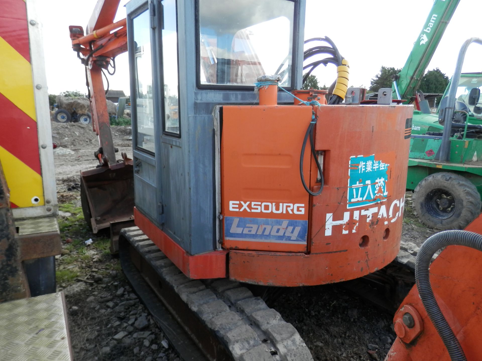 WORKING HITACHI EX50URG 5 TONNE TRACKED DIESEL DIGGER. - Image 9 of 11