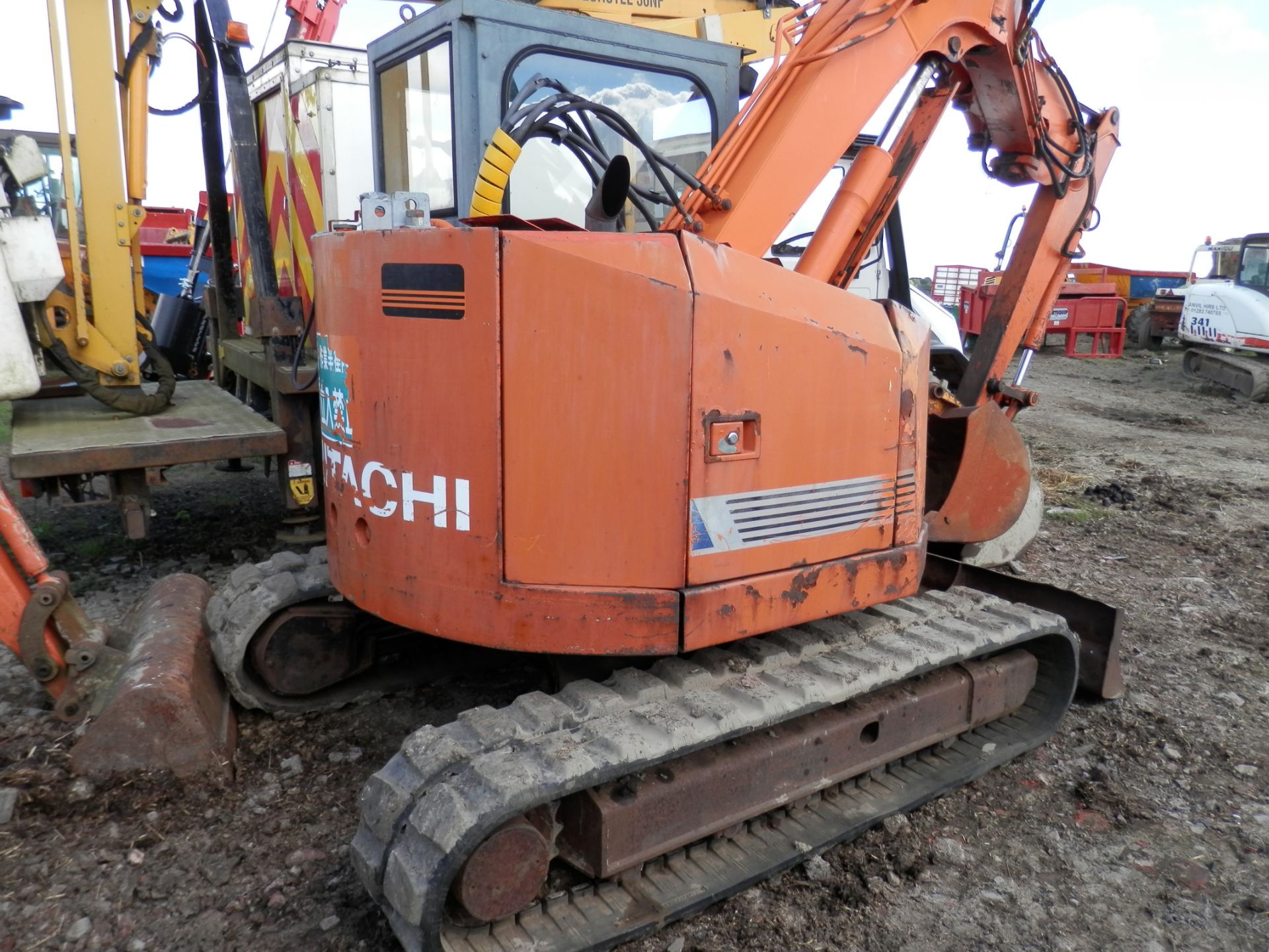 WORKING HITACHI EX50URG 5 TONNE TRACKED DIESEL DIGGER. - Image 10 of 11