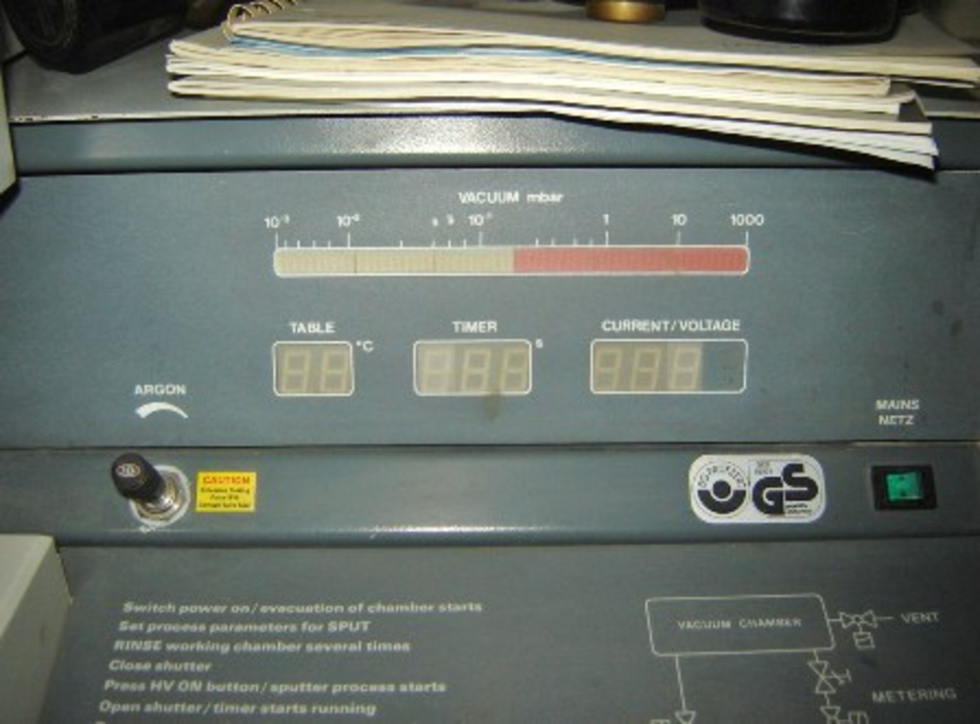 BAL-TEC SPUTTER COATER - Image 2 of 2