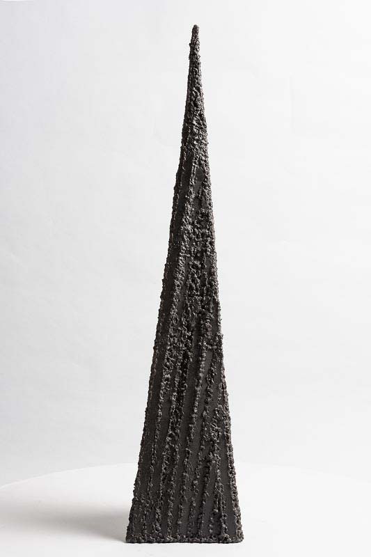 Orla de Bri (b.1965) Pyramid and I unique bronze & steel signed 97 x 20 x 23cm (38 x 8 x 9in) - Image 4 of 7