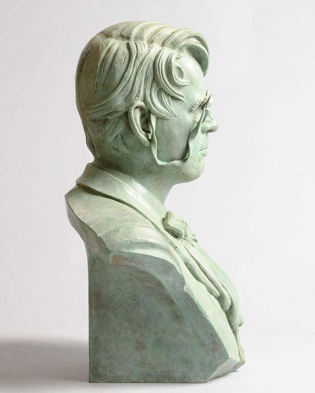 Rory Breslin (b.1963) William Butler Yeats bronze sculpture number 1 from an edition 3 signed and - Image 4 of 7