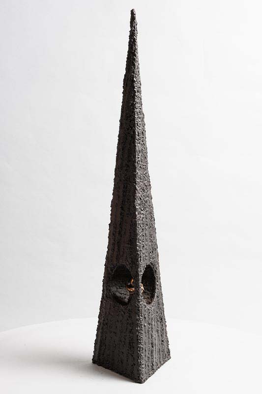 Orla de Bri (b.1965) Pyramid and I unique bronze & steel signed 97 x 20 x 23cm (38 x 8 x 9in) - Image 2 of 7