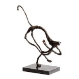 Petr Holecek (b.1976) Czech Republic Caracal bronze from an edition of 9 signed 34 x 35 x 12cm (13 x