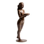 Robin Buick (b.1940) Laura bronze - number 2 from an edition of 9 signed & numbered 50 x 14 x