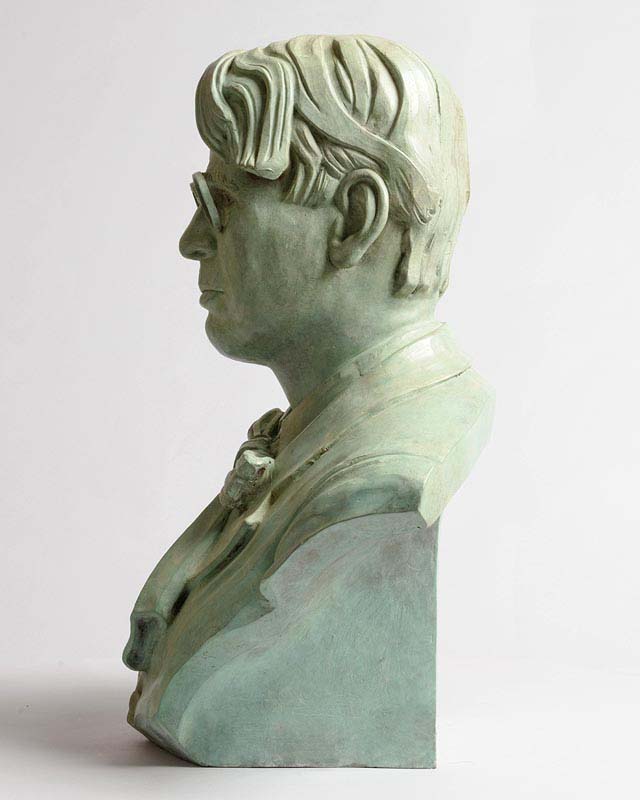 Rory Breslin (b.1963) William Butler Yeats bronze sculpture number 1 from an edition 3 signed and - Image 2 of 7