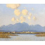 Paul Henry RHA (1876-1958) Cottages, Connemara (1928-35) oil on canvas signed 'PAUL HENRY' lower