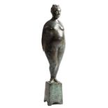 Carolyn Mulholland RHA (b.1944) Little Fat Figure (1995) bronze - no 6 from an edition of 9