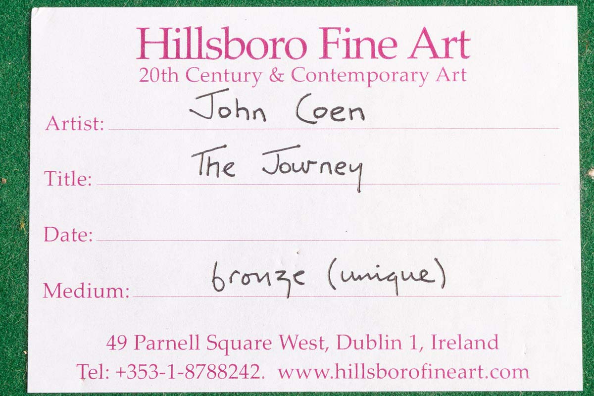 John Coen (b.1941) The Journey unique bronze 56 x 23½ x 16¾cm (22 x 9 x 6in) Hillsboro Fine Art, - Image 6 of 7