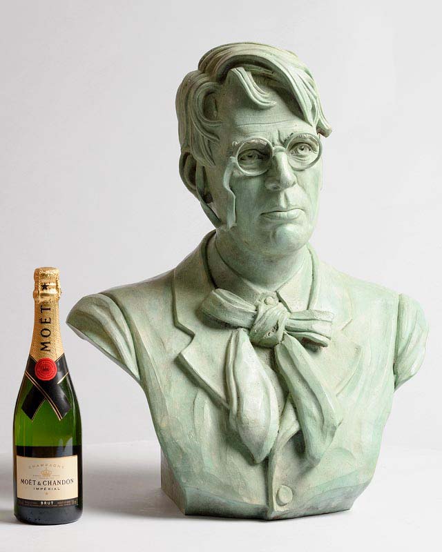 Rory Breslin (b.1963) William Butler Yeats bronze sculpture number 1 from an edition 3 signed and - Image 5 of 7